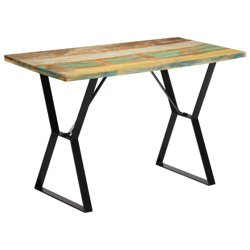 Table à manger 120x60x76 cm en bois de manguier massif