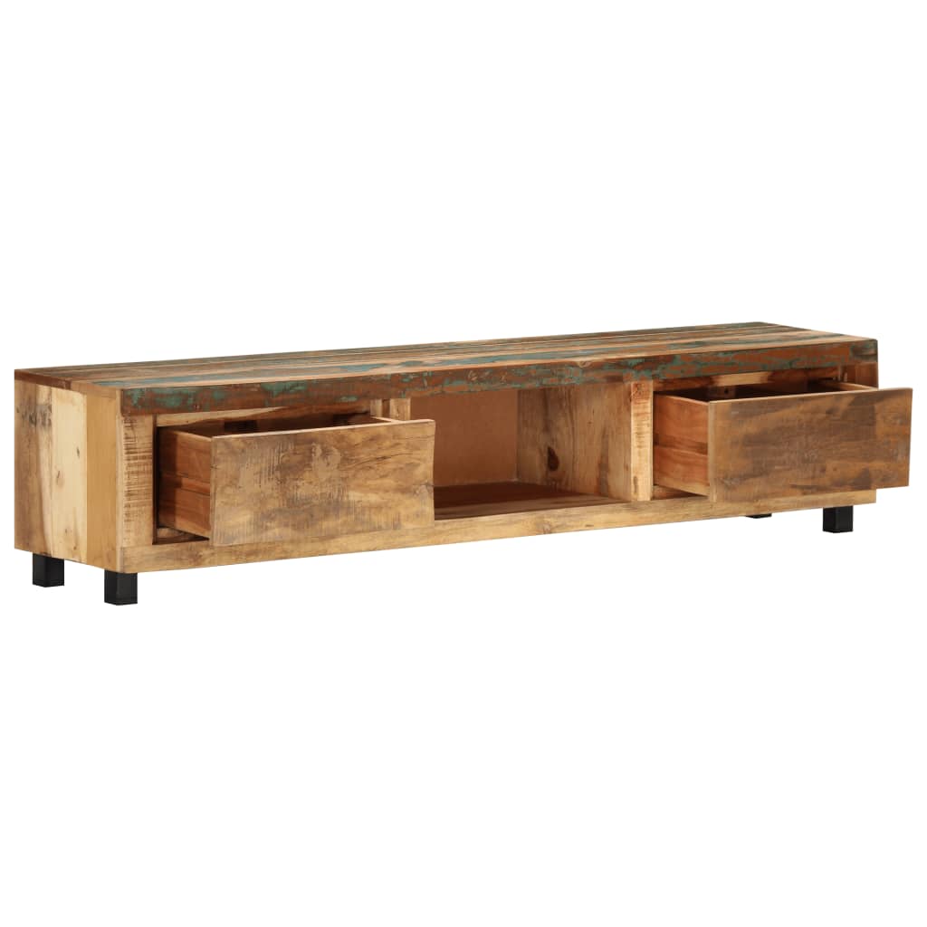 Tv-meubel 100x30x33 cm massief gerecycled hout