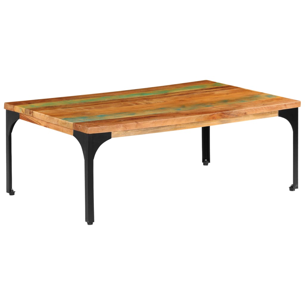 Table basse 100x60x35 cm bois massif recyclé