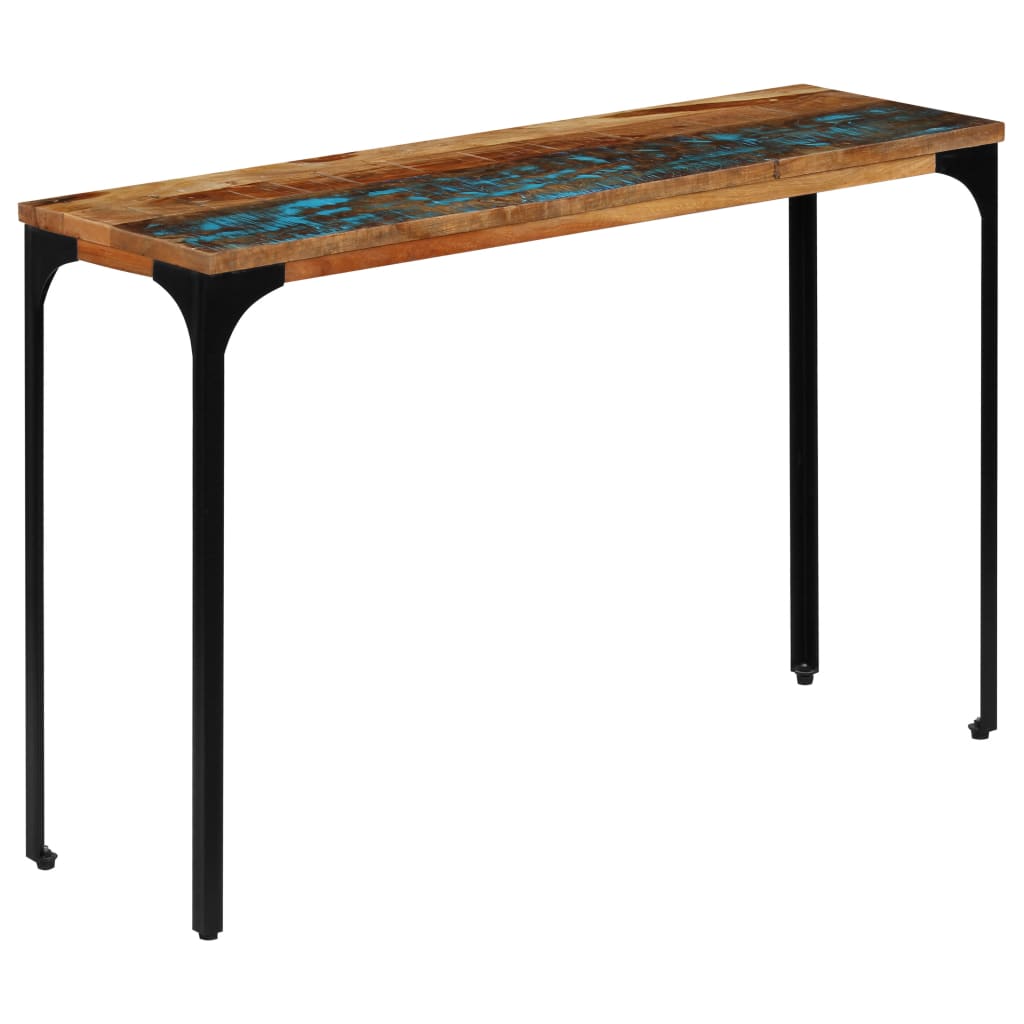 Table console 120x35x76 cm bois de manguier