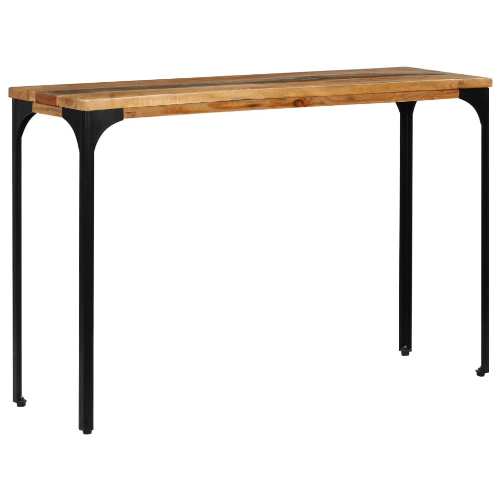 Table console 120x35x76 cm bois de manguier