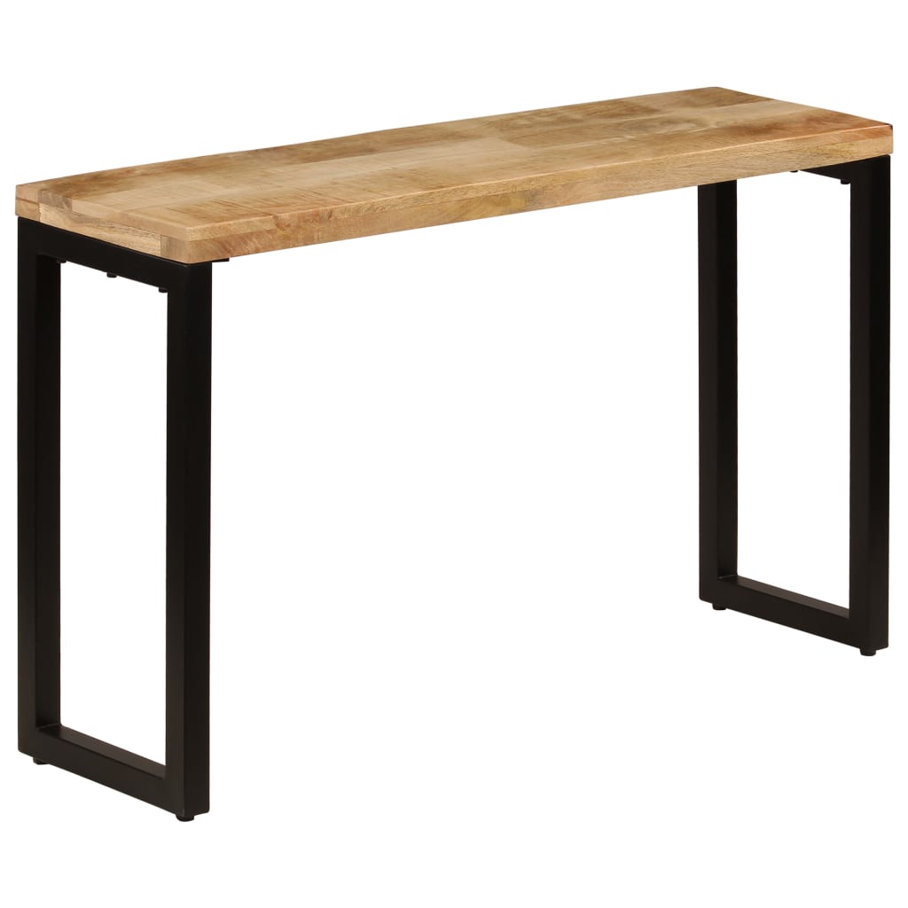 Table murale 120x35x76 cm en manguier massif et acier