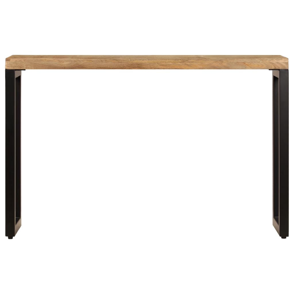 Table murale 120x35x76 cm en manguier massif et acier