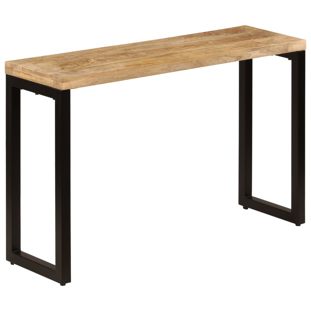 Table murale 120x35x76 cm en manguier massif et acier