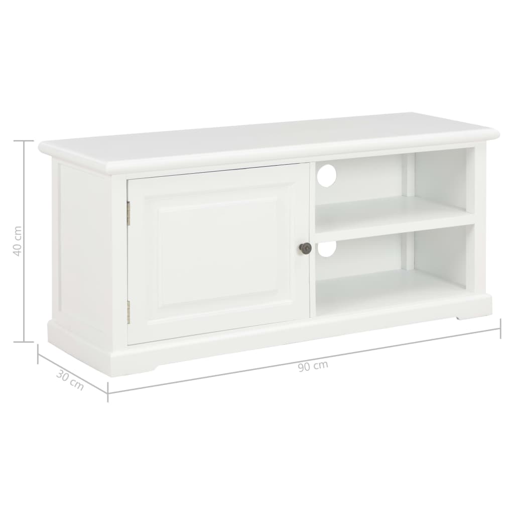 Meuble TV 90x30x40 cm bois