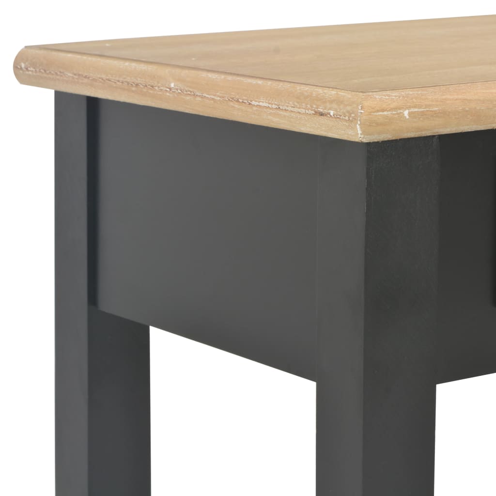 Table murale 110x35x80 cm bois