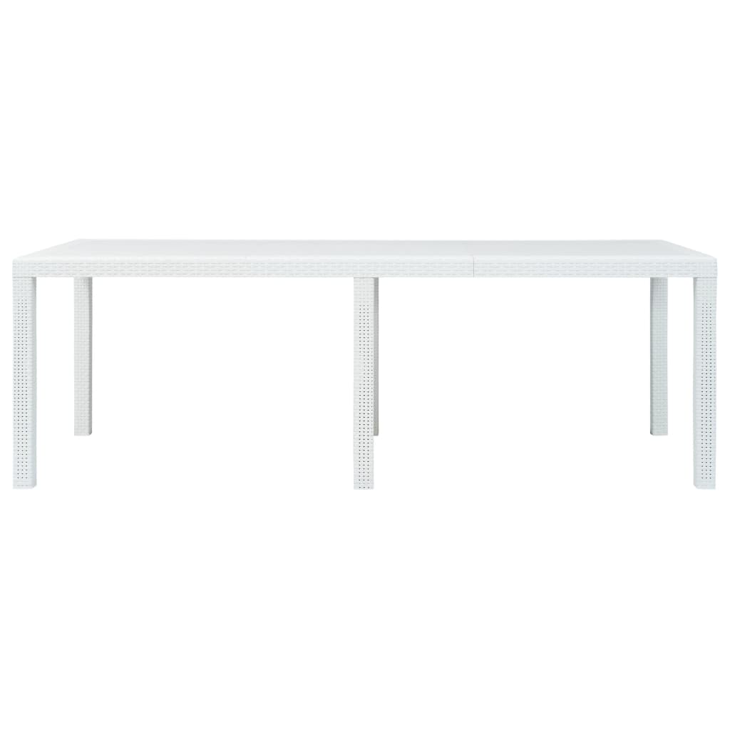 Tuintafel 79x79x72 cm rattan-look kunststof