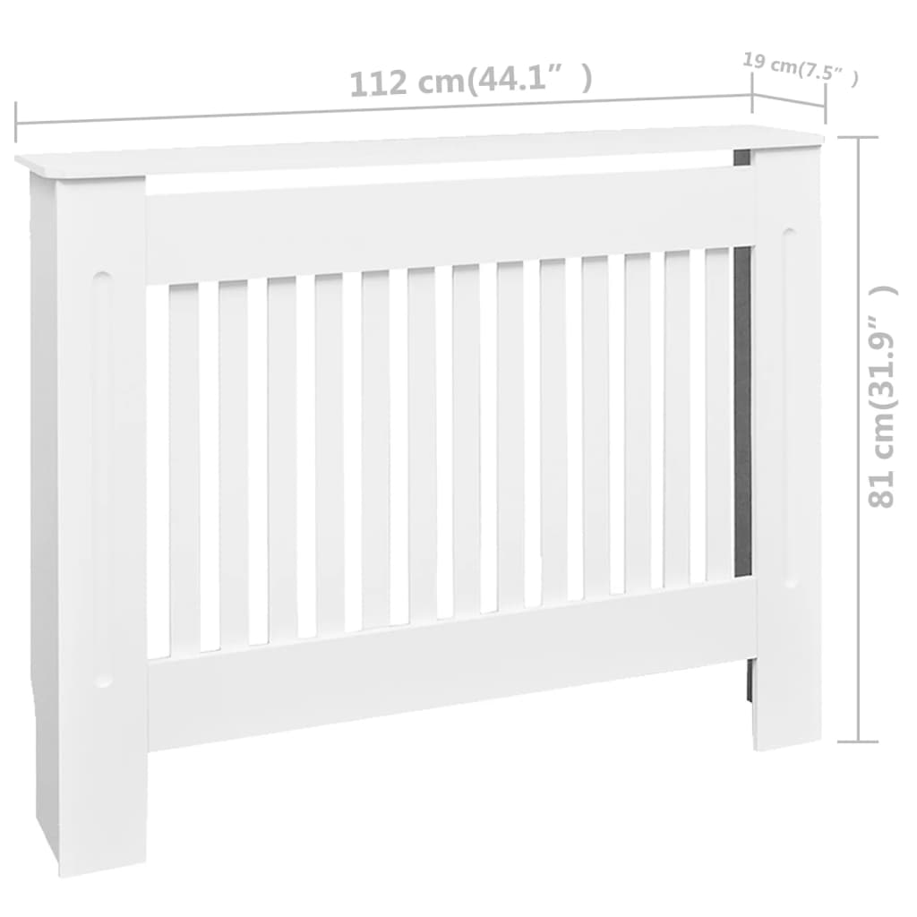 Radiatorombouw 172x19x81 cm MDF