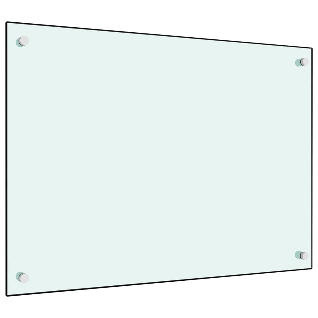 Spatscherm keuken 70x50 cm gehard glas transparant