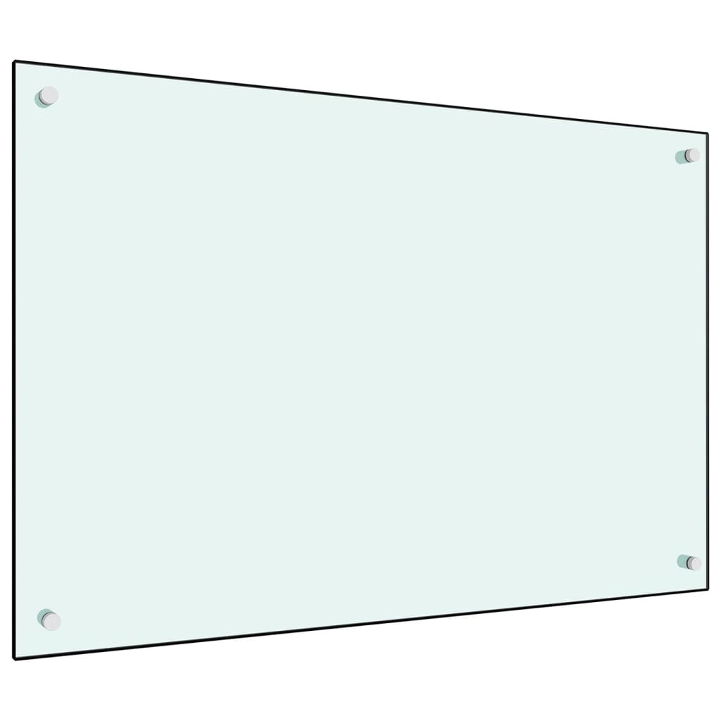 Spatscherm keuken 70x50 cm gehard glas transparant