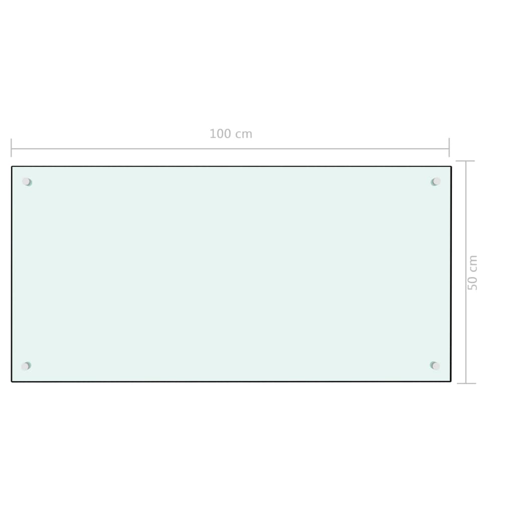 Spatscherm keuken 80x60 cm gehard glas