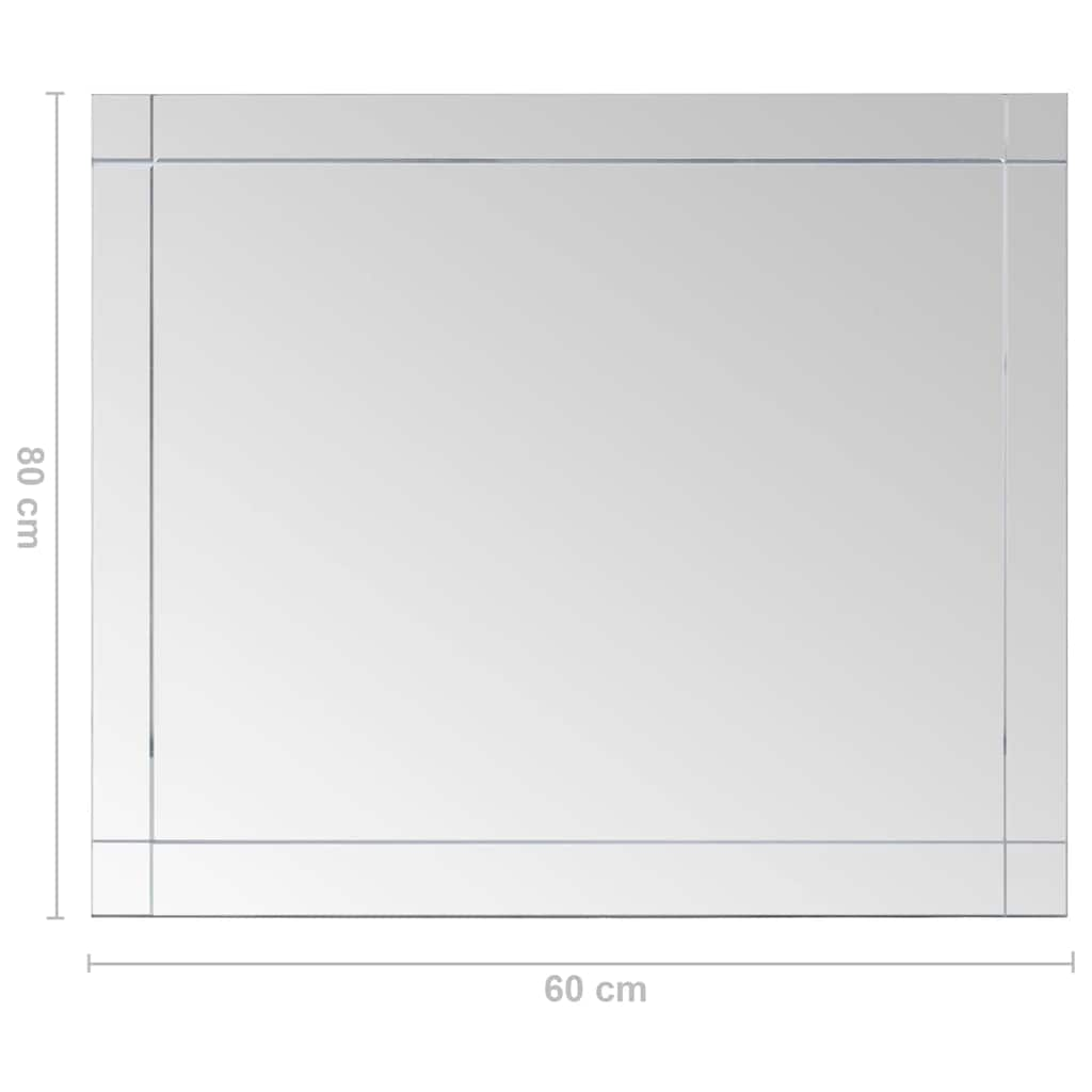 Wandspiegel 60x50 cm glas