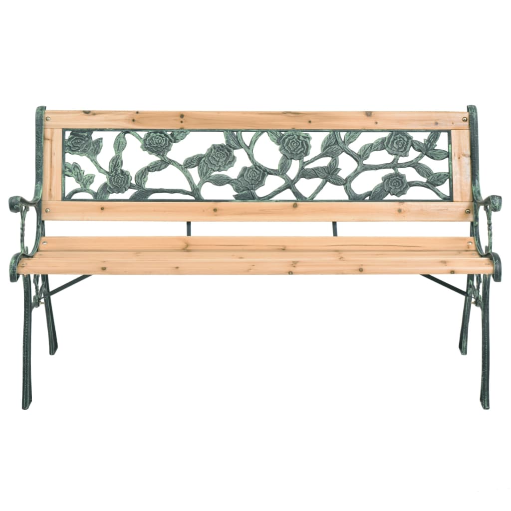 Banc de jardin 122 cm en bois de pin massif