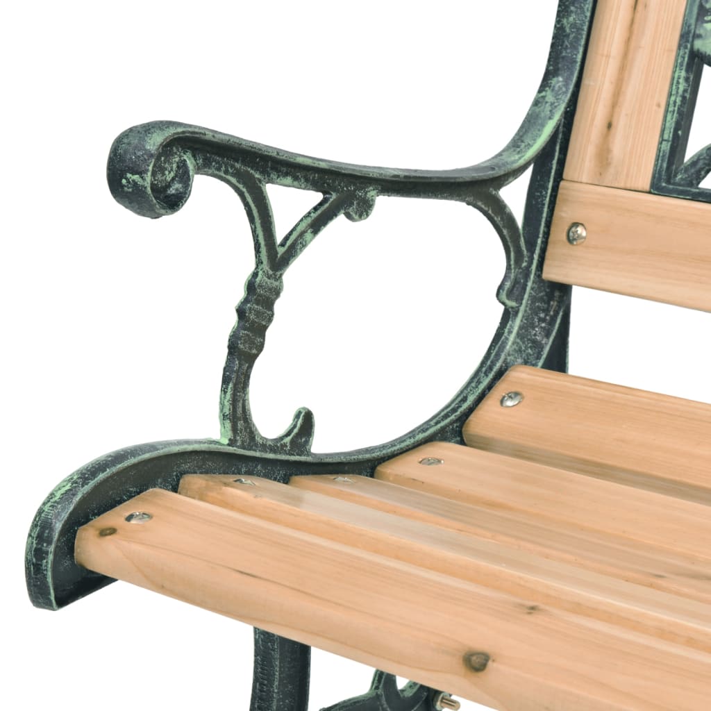 Banc de jardin 122 cm en bois de pin massif