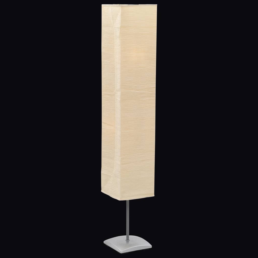 Vloerlamp met stalen standaard 170 cm beige