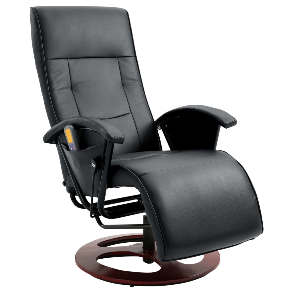 Fauteuil de massage cuir artificiel blanc crème