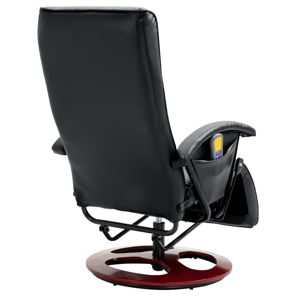 Fauteuil de massage cuir artificiel blanc crème