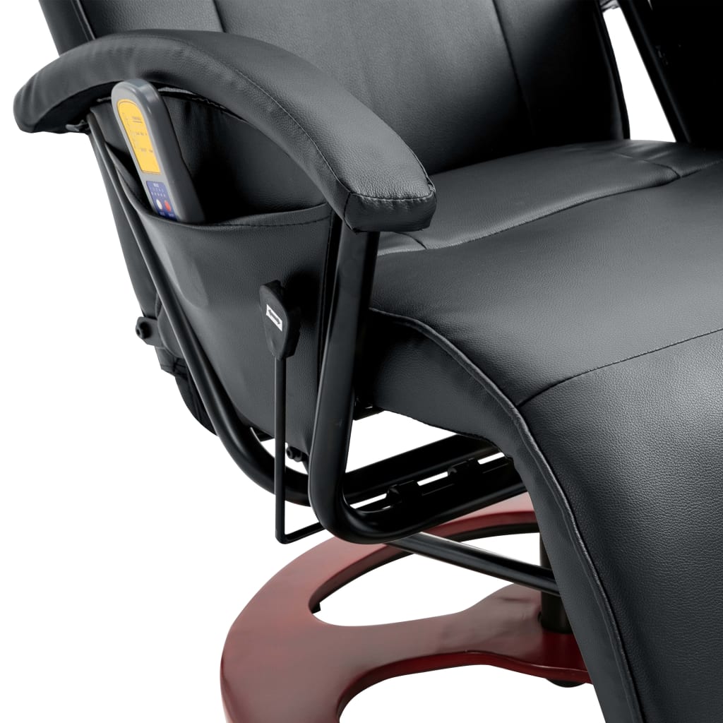 Fauteuil de massage cuir artificiel blanc crème