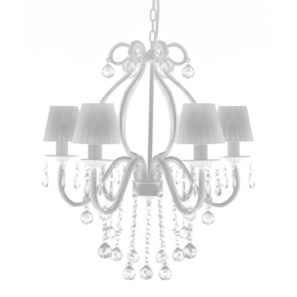 Lustre avec 2300 cristaux blancs