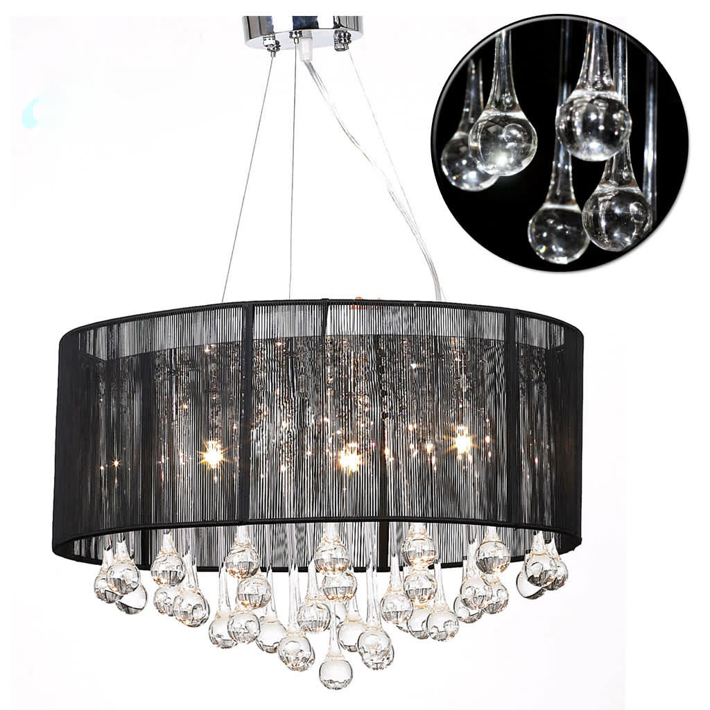 Lustre avec 85 cristaux