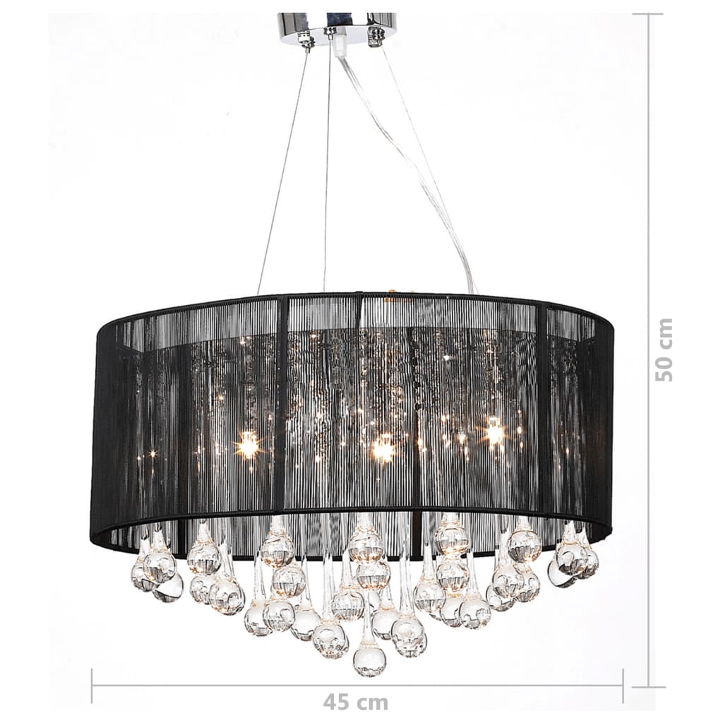 Lustre avec 85 cristaux