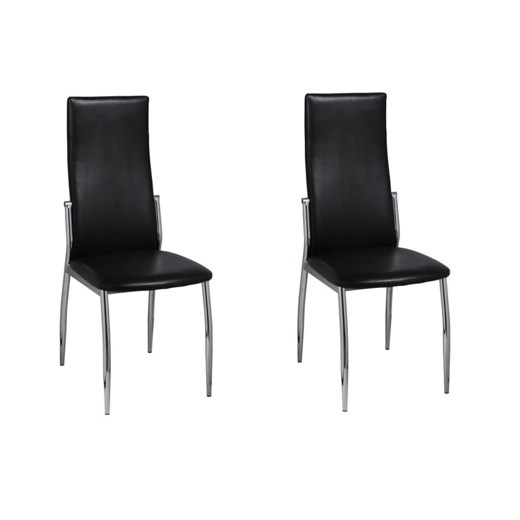 Chaises de salle à manger 6 pcs simili cuir