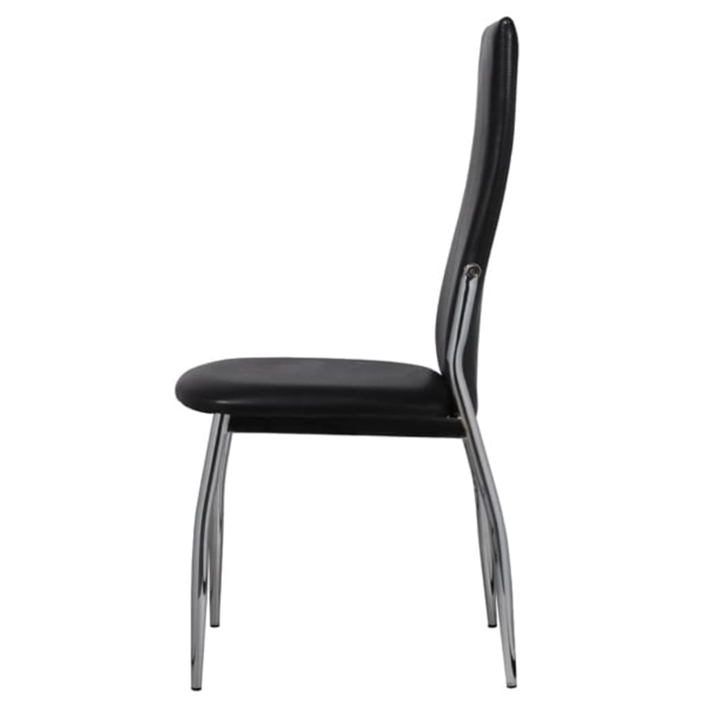 Chaises de salle à manger 6 pcs simili cuir