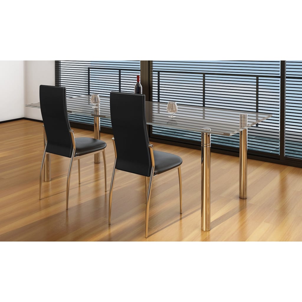 Chaises de salle à manger 6 pcs simili cuir