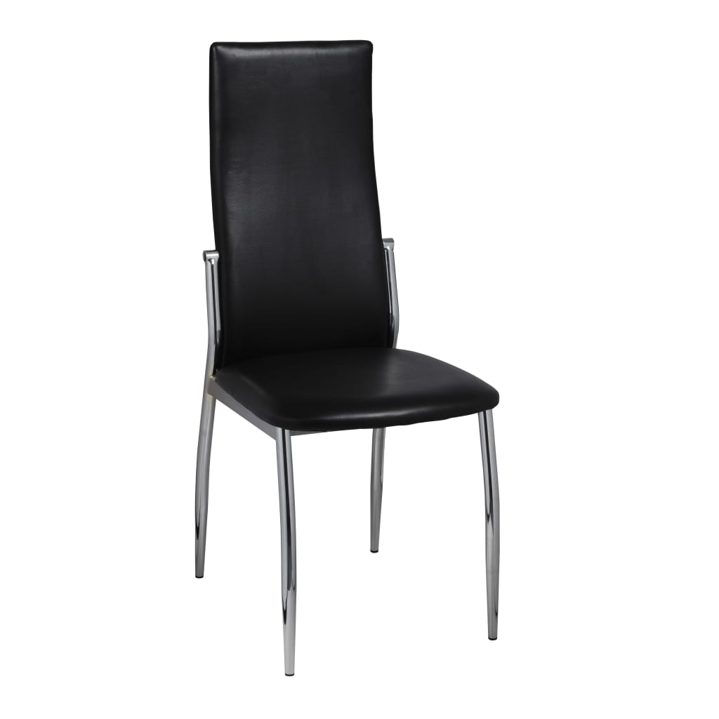 Chaises de salle à manger 6 pcs simili cuir