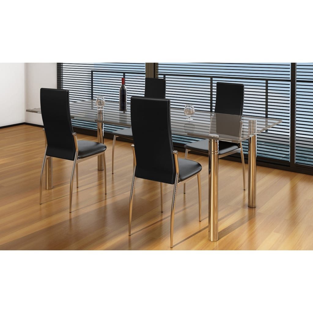 Chaises de salle à manger 6 pcs simili cuir