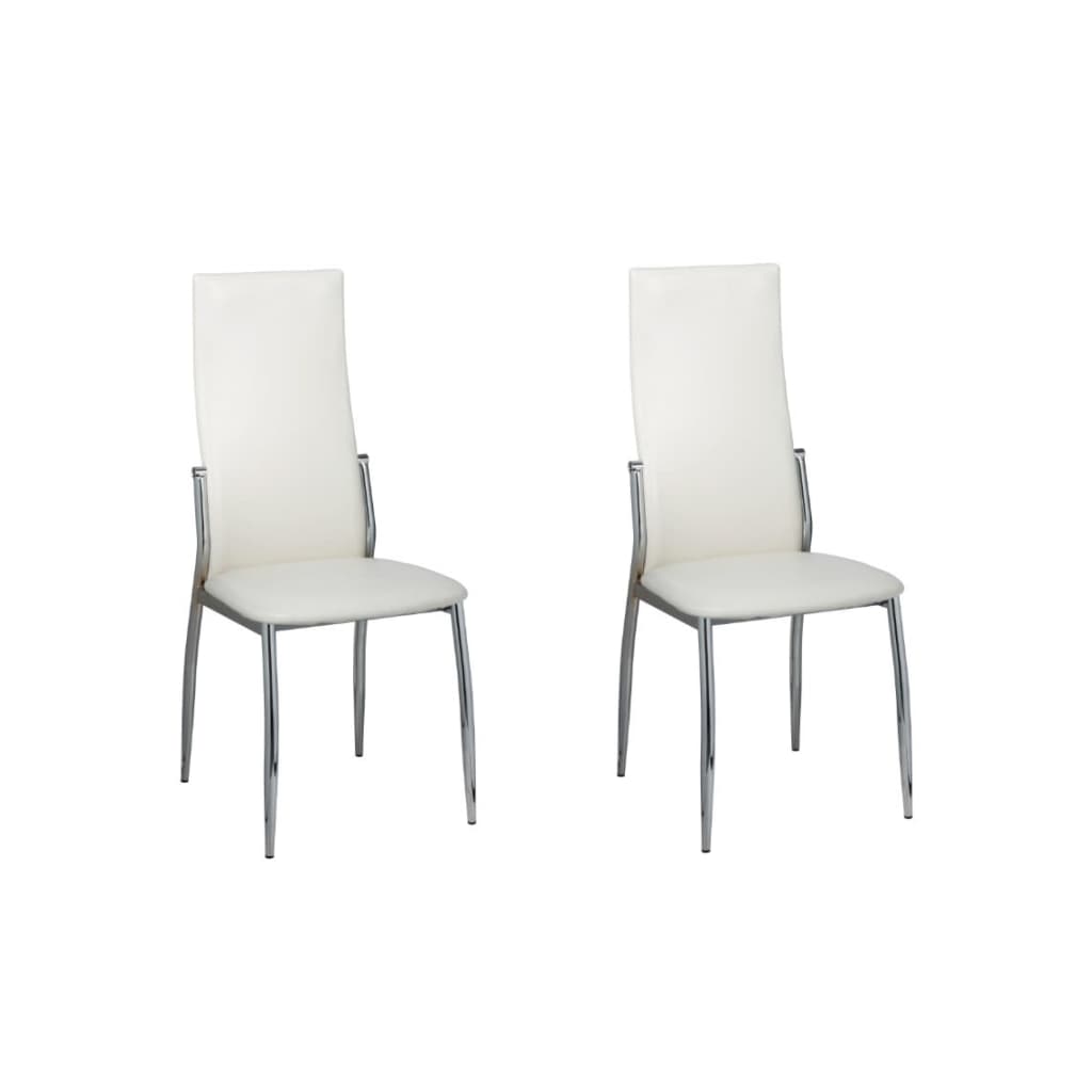 Chaises de salle à manger 6 pcs simili cuir