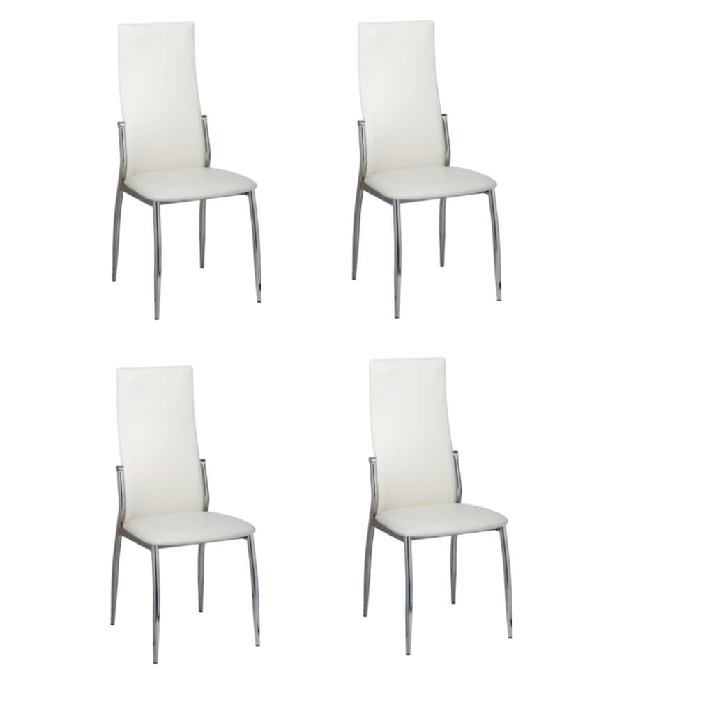 Chaises de salle à manger 6 pcs simili cuir