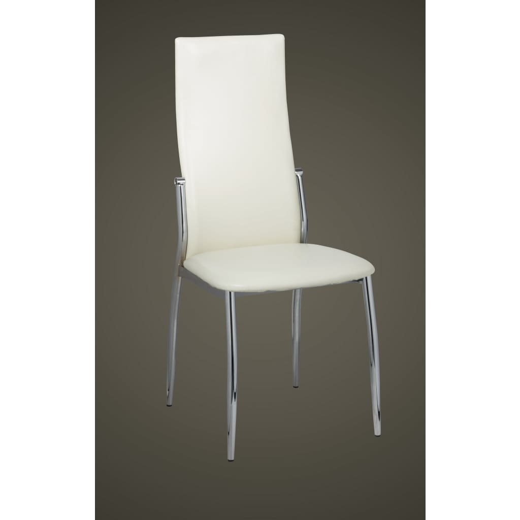 Chaises de salle à manger 6 pcs simili cuir