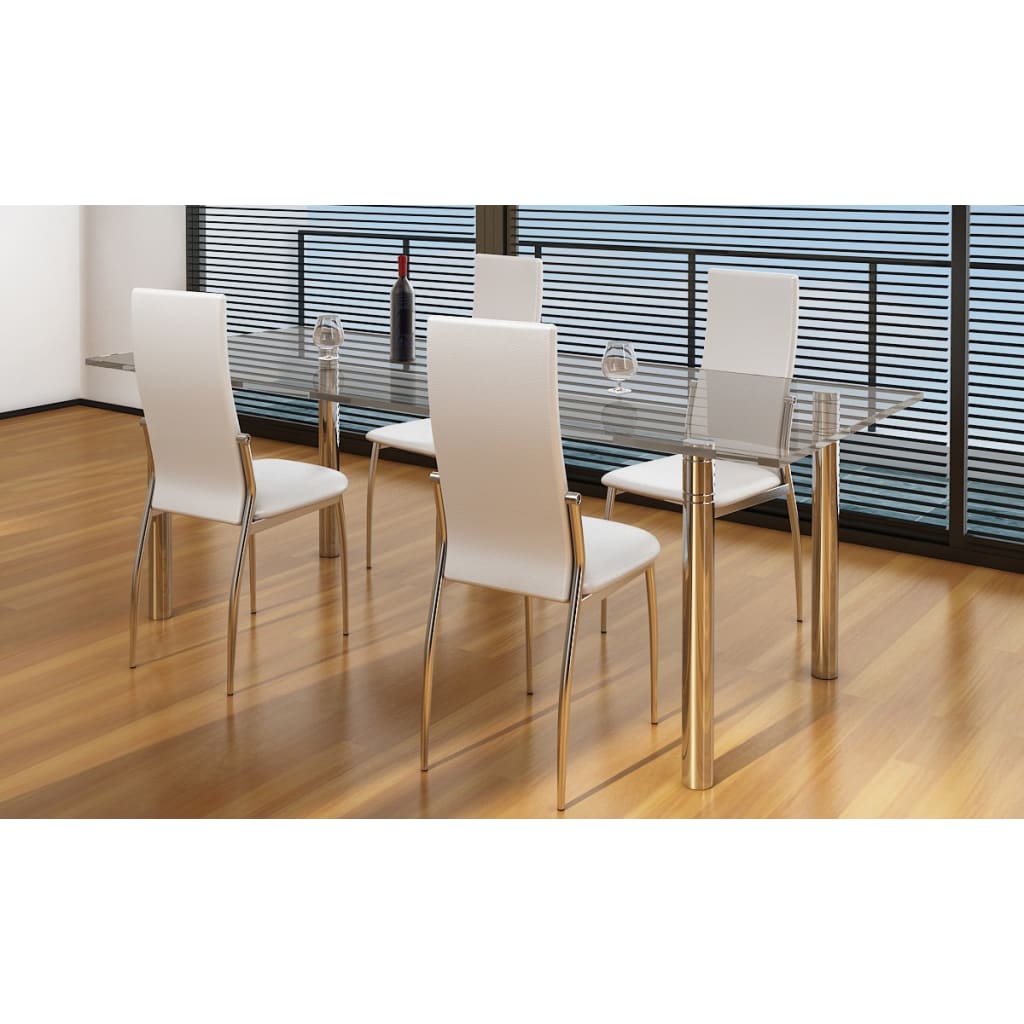 Chaises de salle à manger 6 pcs simili cuir