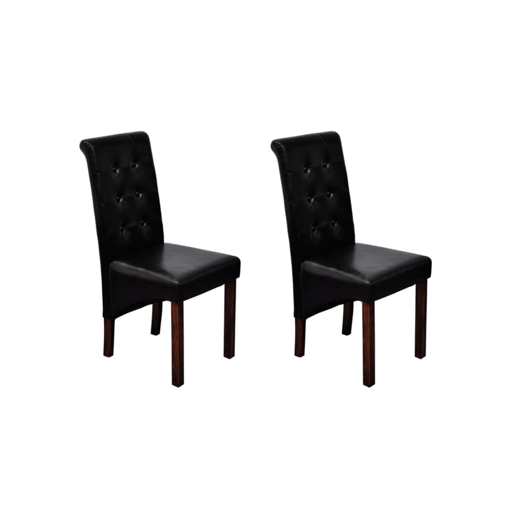 Chaises de salle à manger 6 pcs simili cuir