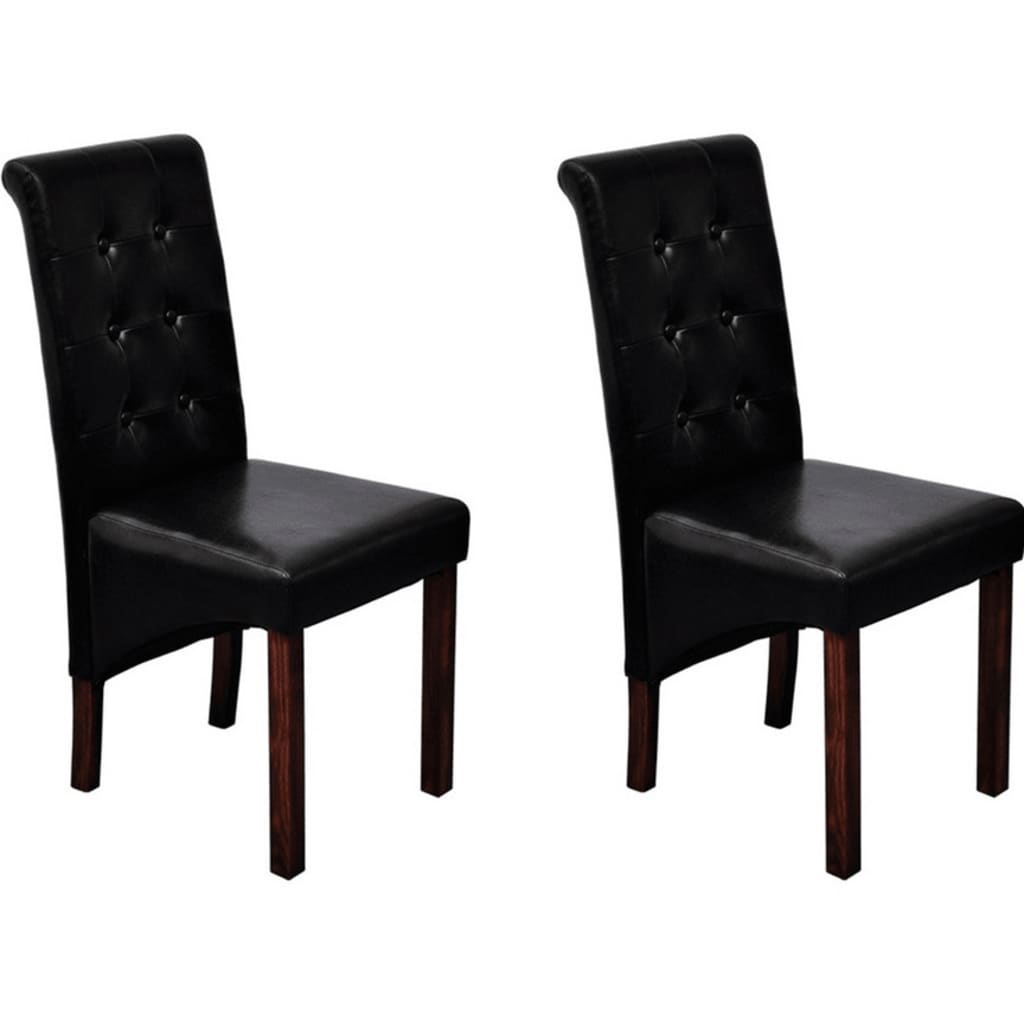 Chaises de salle à manger 6 pcs simili cuir