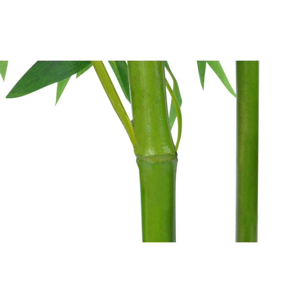 Plante artificielle avec pot bambou 120 cm vert