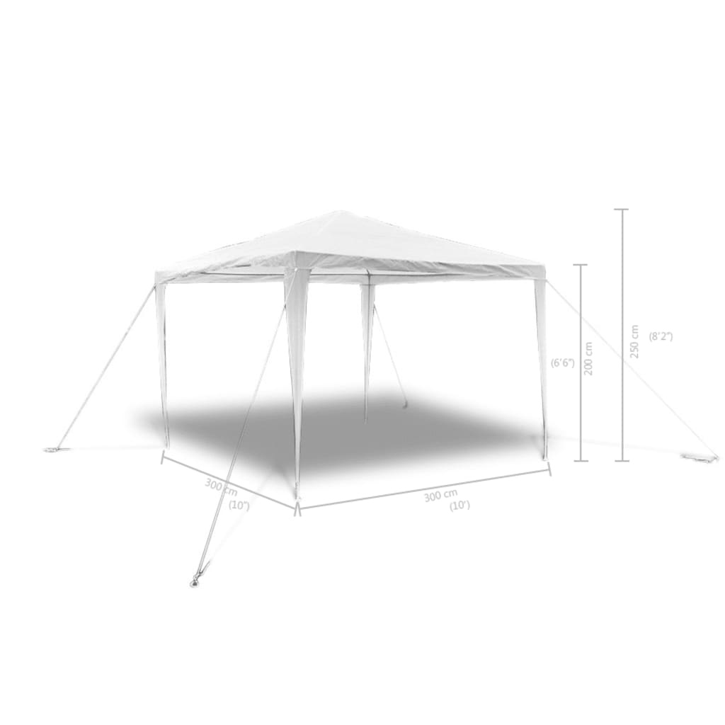 Partytent 3x4 m PE