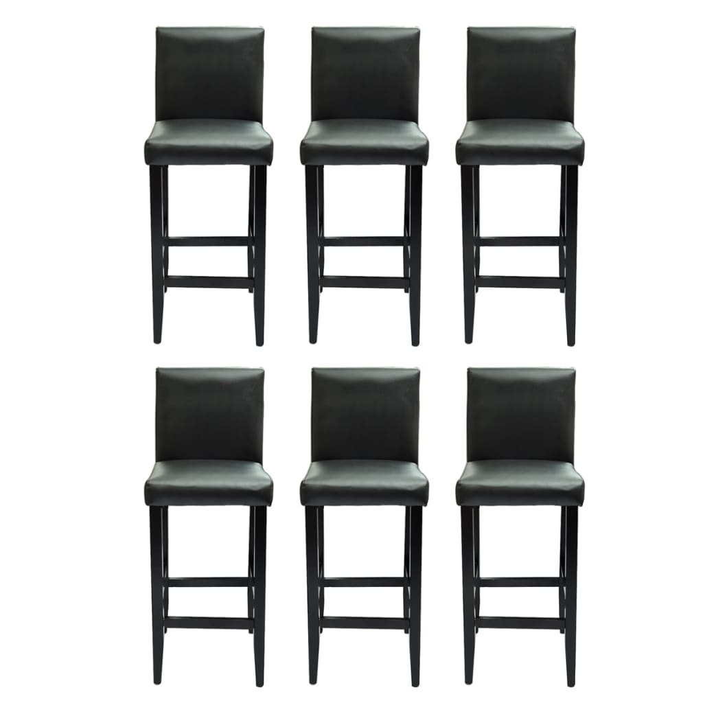 Tabourets de bar 4 pcs simili cuir