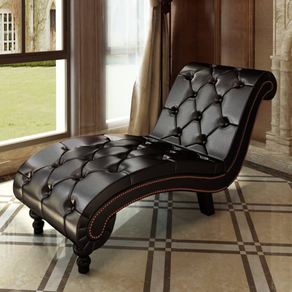 Chaise longue fluweel