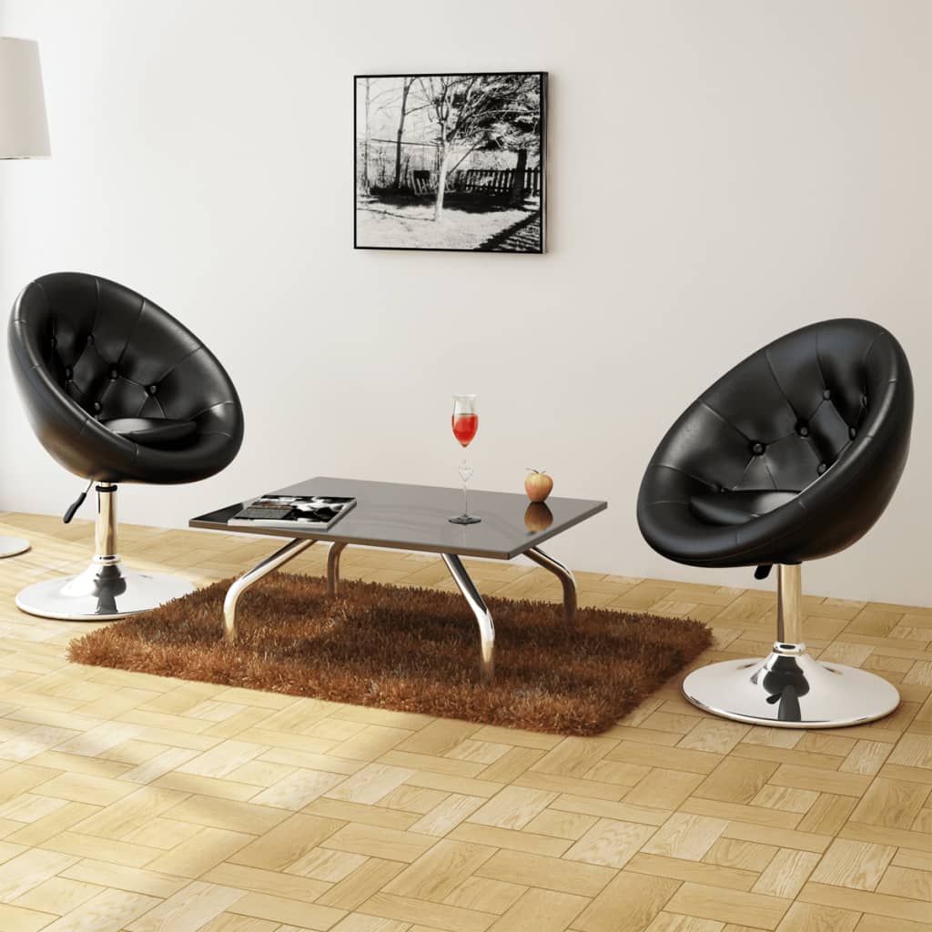 Chaises de bar 2 pcs simili cuir