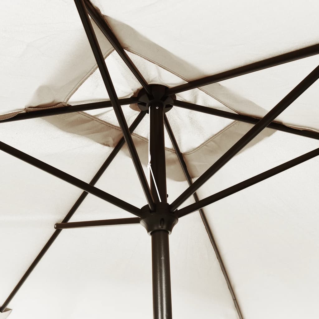 Parasol met metalen paal 300x200 cm