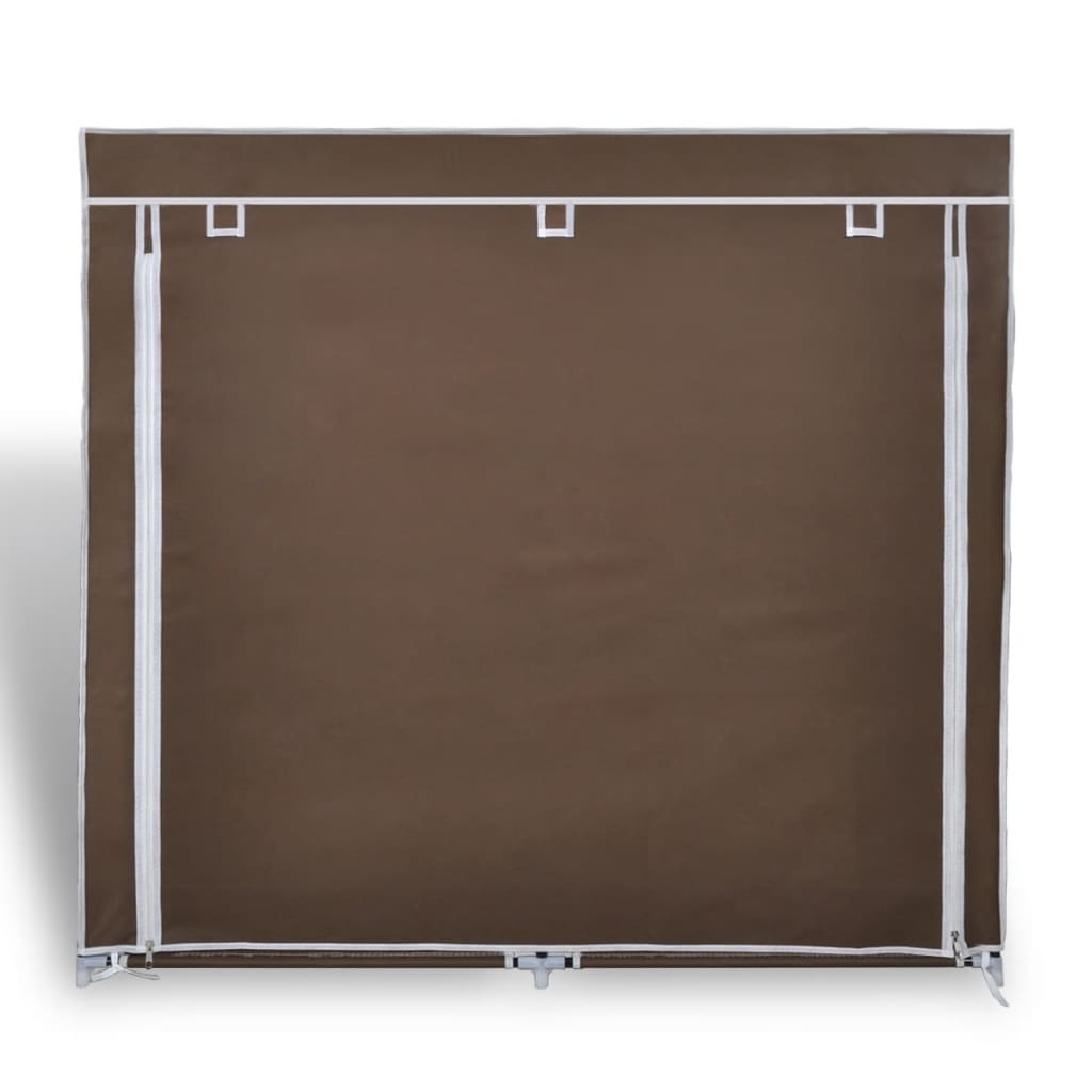 Schoenenkast met hoes 115x28x110 cm stof