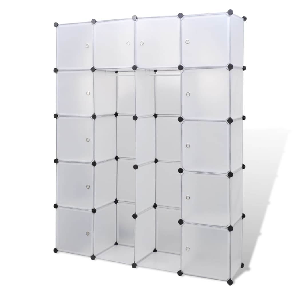 Kast modulair met 14 vakken 37x146x180,5 cm