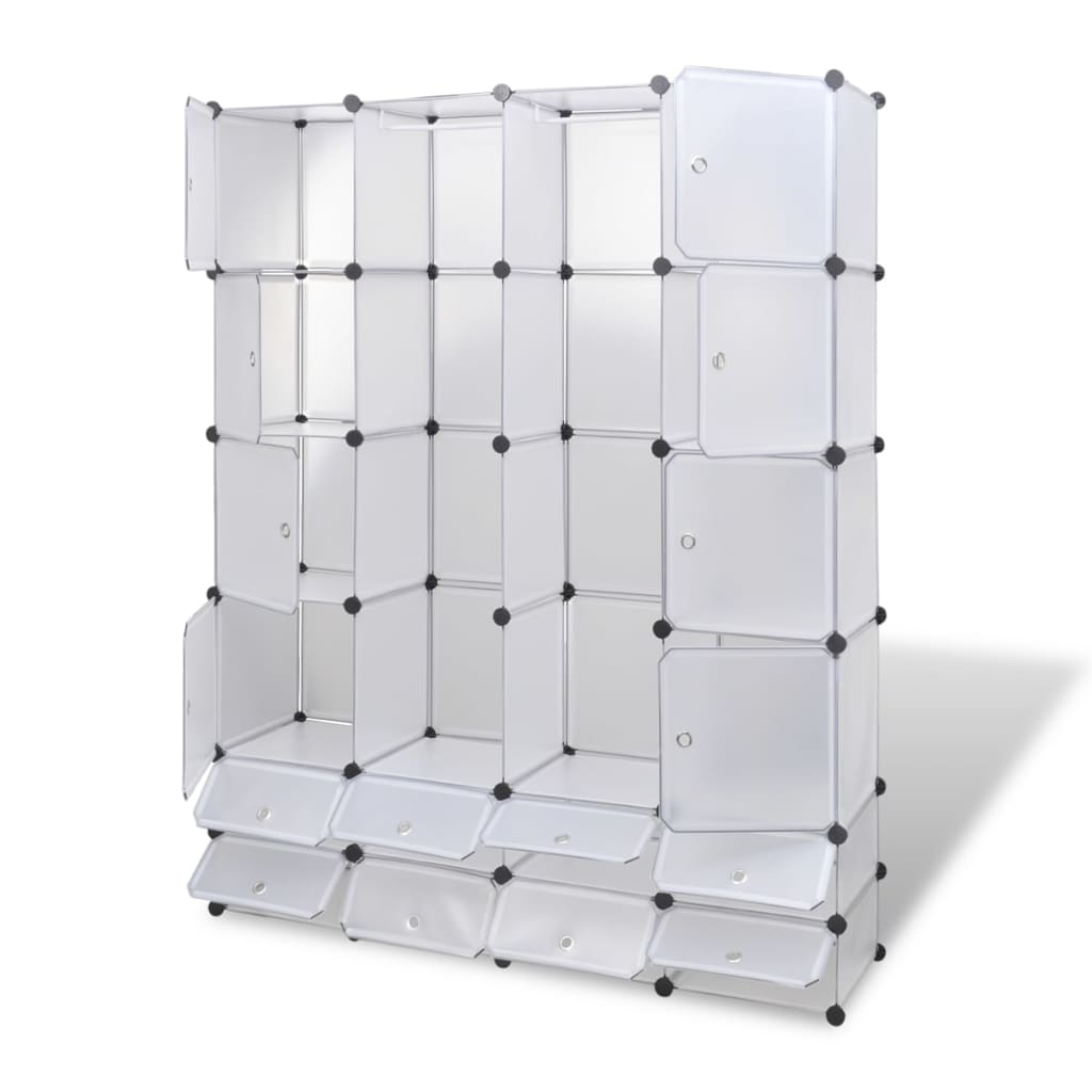 Modulaire kast met 14 compartimenten 37 x 146 x 180,5 cm