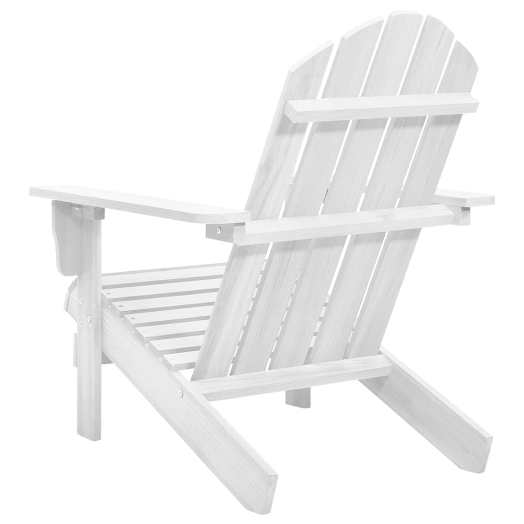 Chaise de jardin Adirondack en bois de pin massif vert