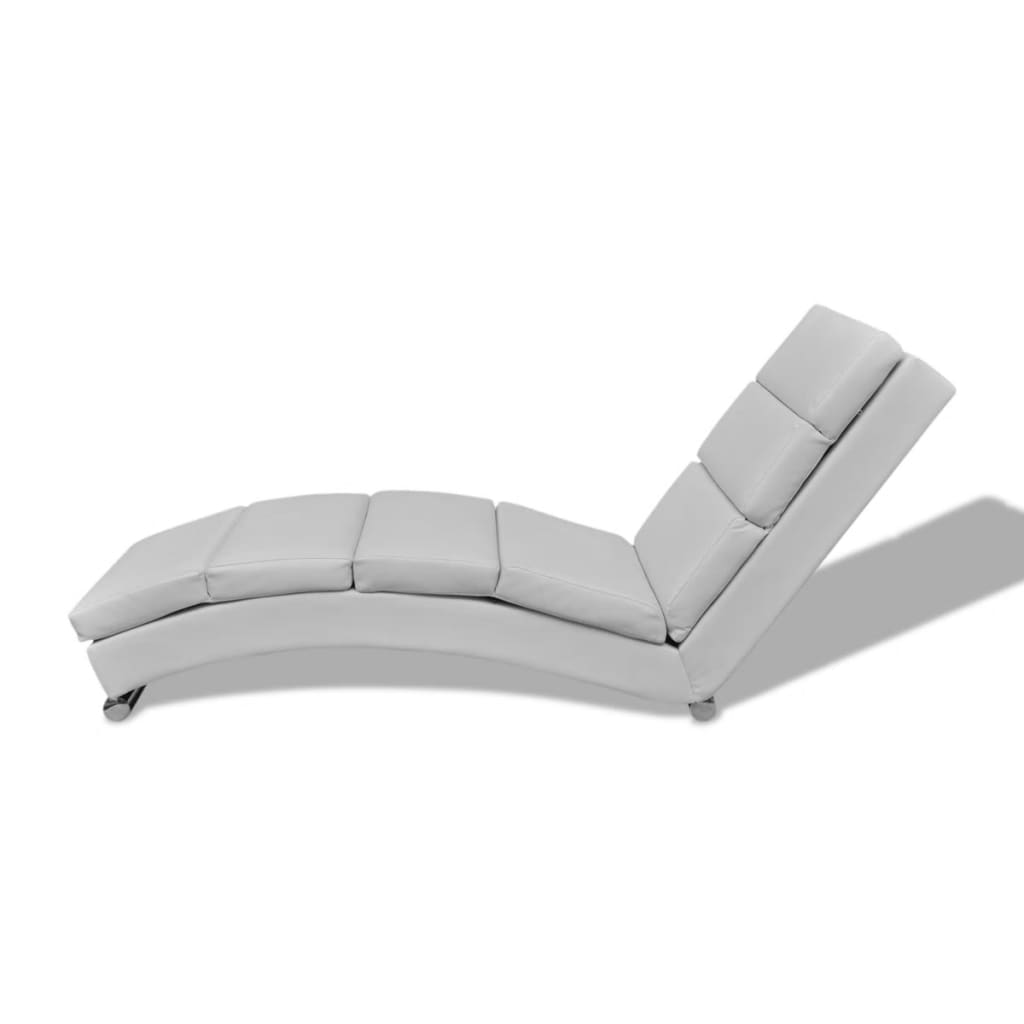 Chaise longue kunstleer