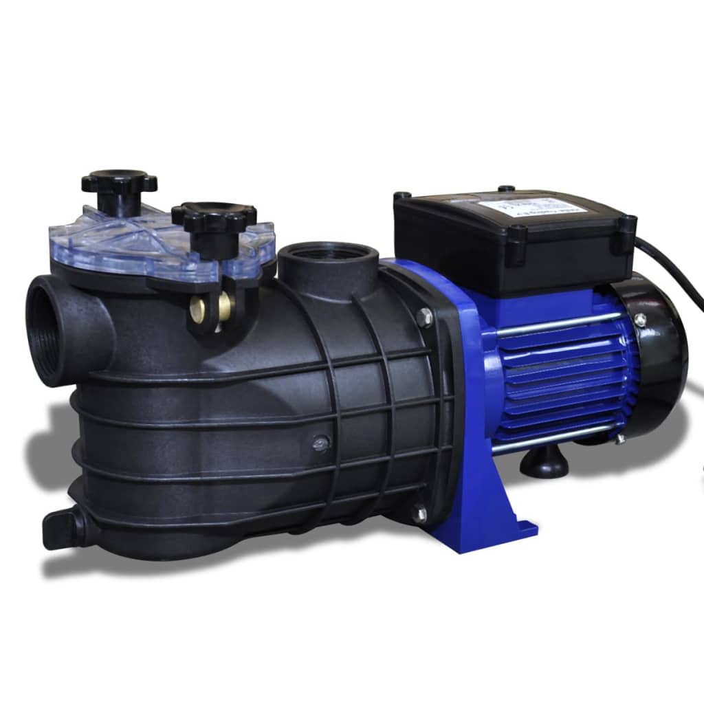 Pompe de piscine électrique 500W bleue