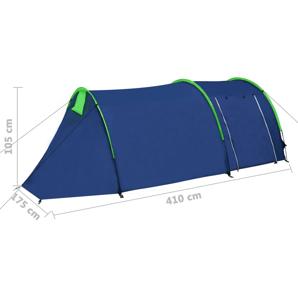 Tent 4-persoons marineblauw