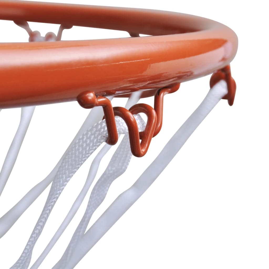 Basketbalring 39 cm staal oranje